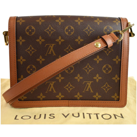 Louis Vuitton Brown Monogram Reverse MM Dauphine Shoulder Bag – On Que Style