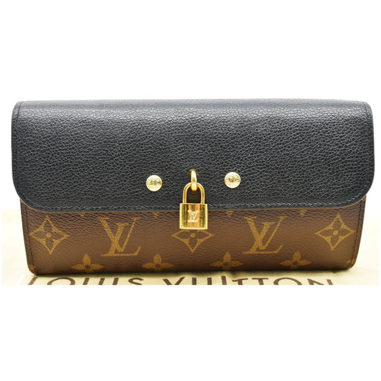 LOUIS VUITTON VENUS MONOGRAM BLACK Dark brown Leather ref.127654