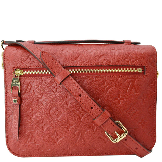 Metis leather crossbody bag Louis Vuitton Red in Leather - 36047303