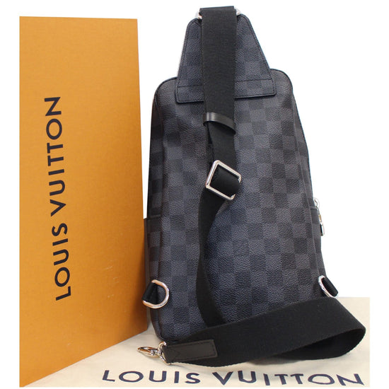Louis Vuitton Avenue Sling Bag Damier Graphite Brown – Hazel Fashion