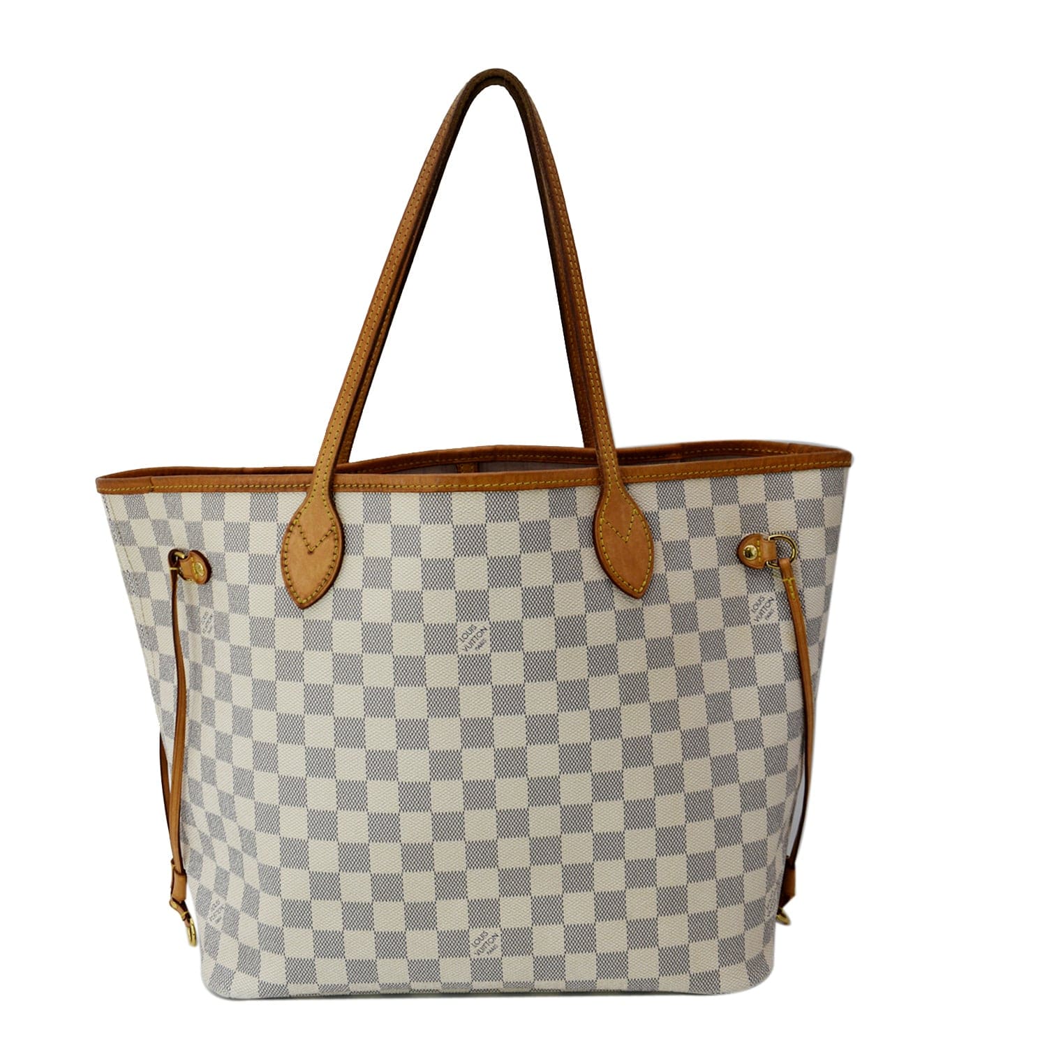 Louis Vuitton Neverfull Rose Ballerine Damier Azur