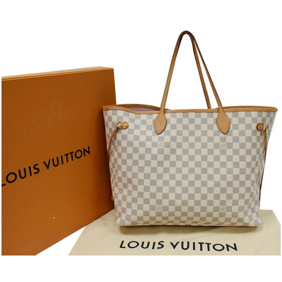 LOUIS VUITTON Shoulder Bag Damier Azur LV Totally GM N51263 White Ladi in  2023