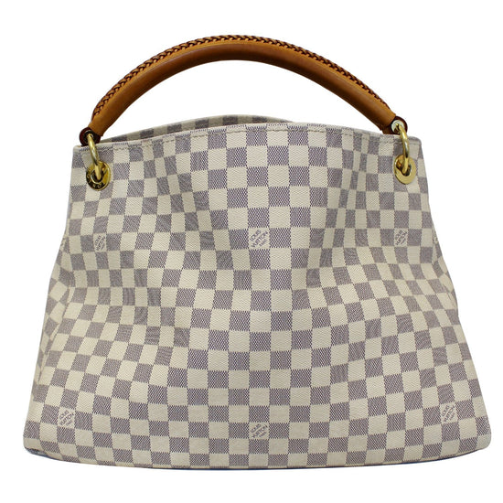 Louis Vuitton Artsy GM Damier Azur Shoulder Bag White