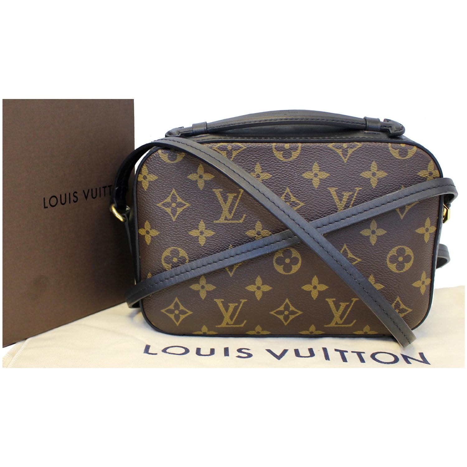 LOUIS VUITTON Saintonge Shoulder Crossbody Bag M44593 Monogram