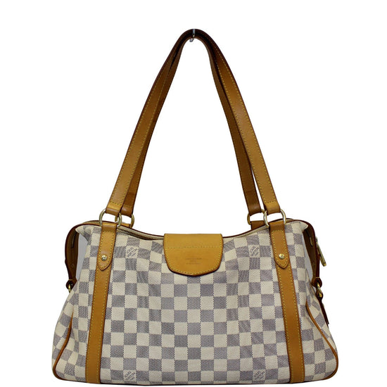 Louis Vuitton Stresa PM Shoulder Hand Bag Damier Azur Canvas N42220