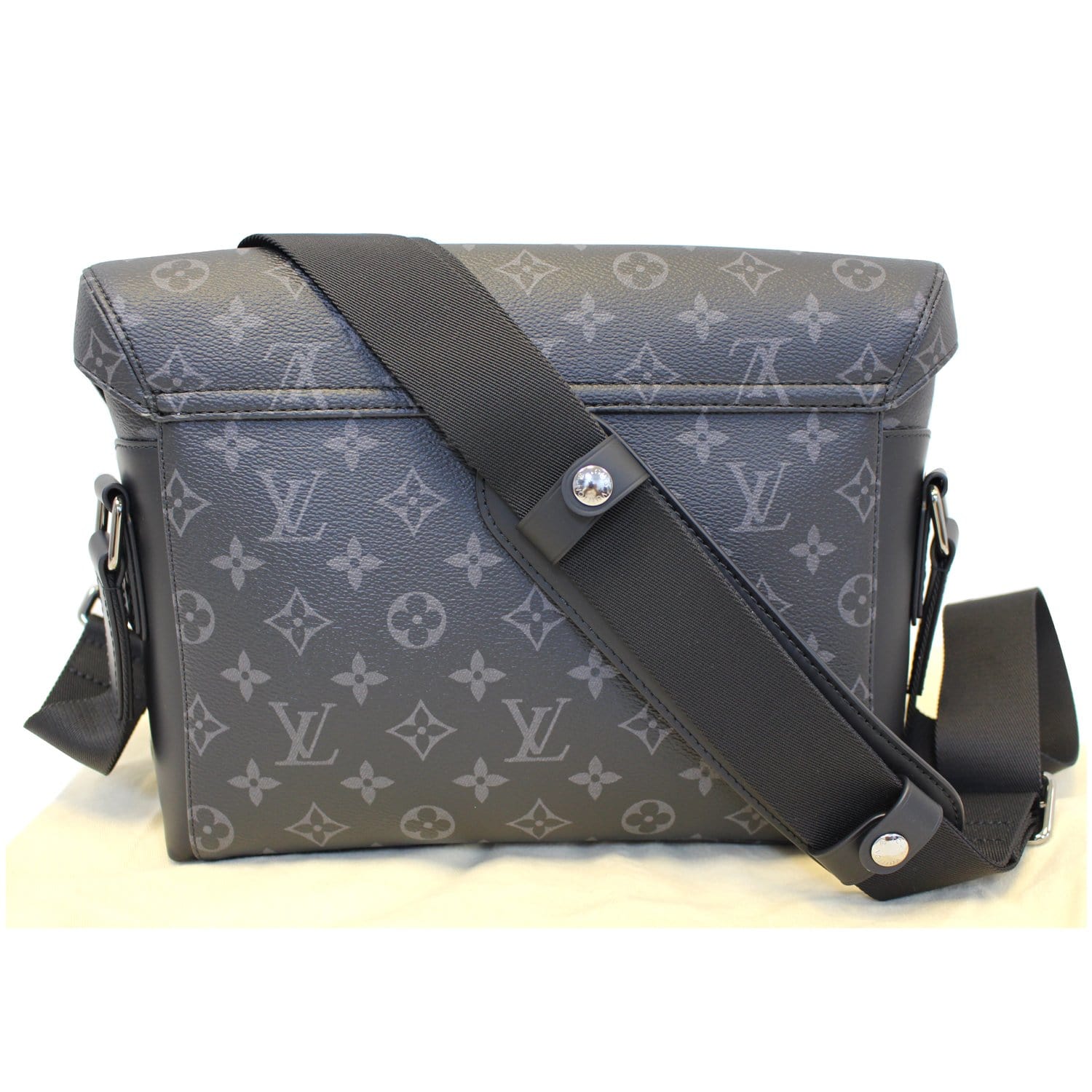 Louis Vuitton Voyager Pm Monogram Eclipse Messenger Bag Black Us 1306