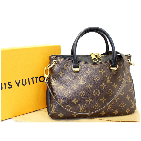 Louis Vuitton Canvas Pallas Nano Mini Black Monogram Crossbody Bag