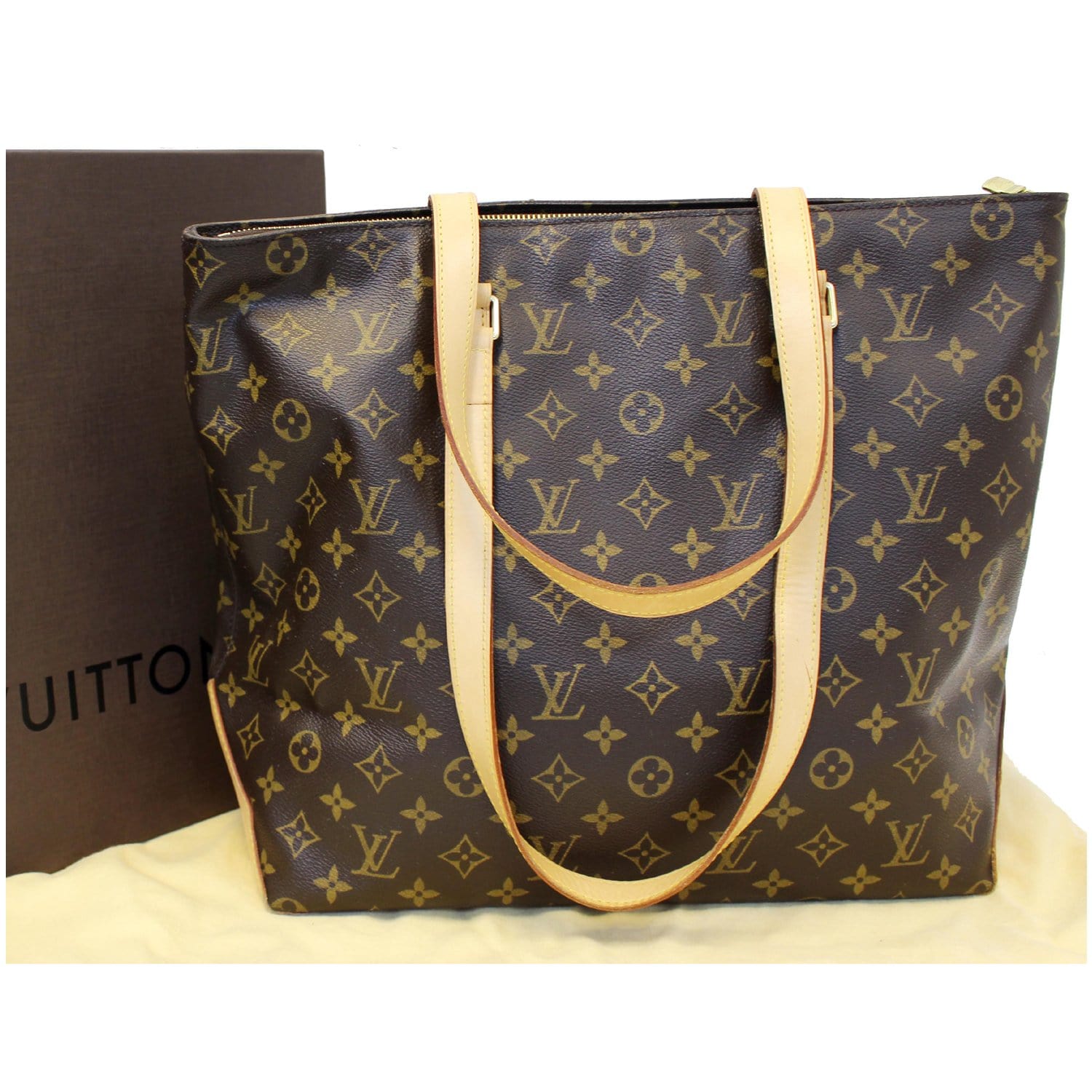 Louis Vuitton Cabas Mezzo Monogram Canvas Tote Bag