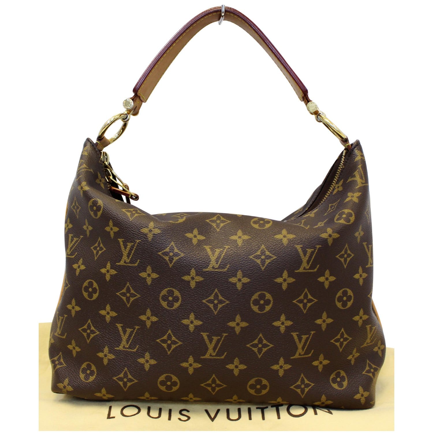 LOUIS VUITTON Sully PM Monogram Canvas Shoulder Bag Brown-US