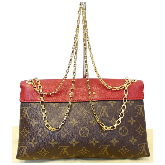 Louis Vuitton Cherry Monogram Canvas Pallas Chain Bag Golden