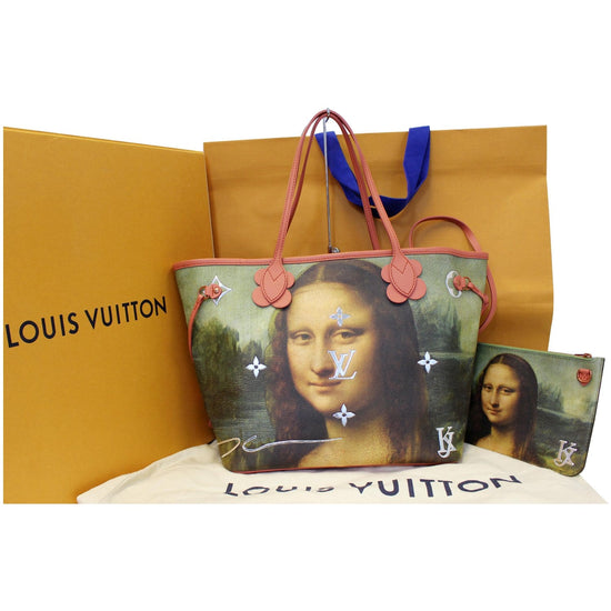 Louis Vuitton Jeff Koons Da Vinci Neverfull MM Bag