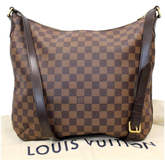 LOUIS VUITTON Damier Ebene Bloomsbury GM Shoulder Bag N42250 LV