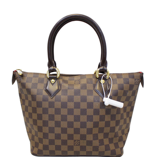Authentic Louis Vuitton Damier Ebene Saleya Pm Tote for Sale in