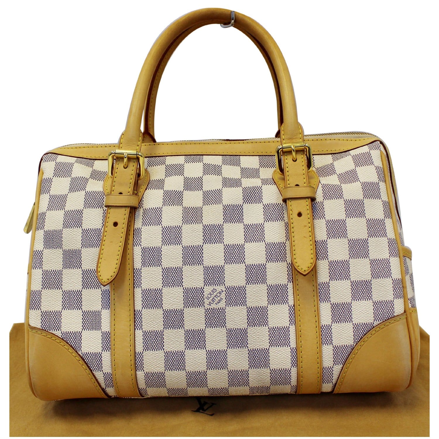 LOUIS VUITTON Alma GM Multicolor White Satchel Handbag-US