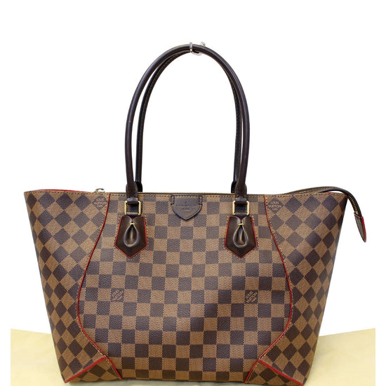 LOUIS VUITTON Caissa MM Damier Ebene Tote Bag-US