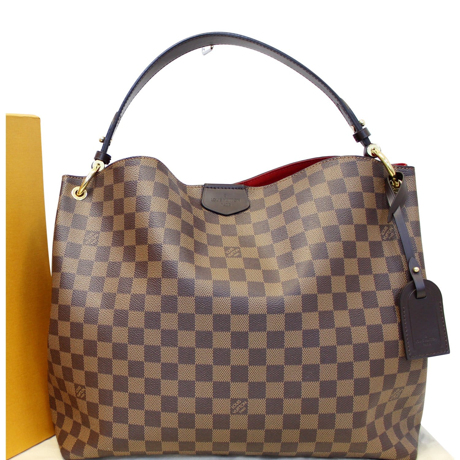 AUTHENTIC Louis Vuitton Graceful MM Damier Ebene PREOWNED (WBA805) – Jj's  Closet, LLC