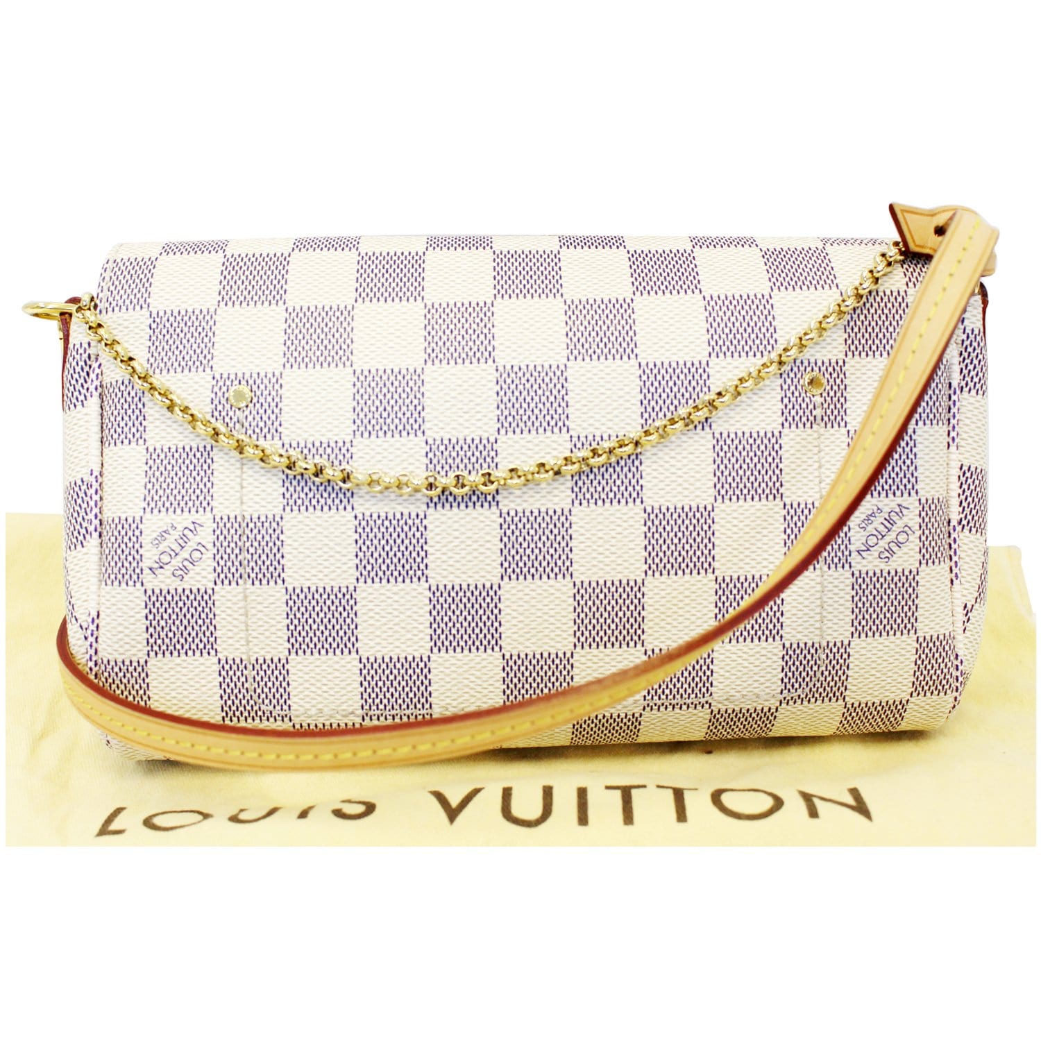 LOUIS VUITTON Favorite PM Damier Azur Crossbody Bag-US