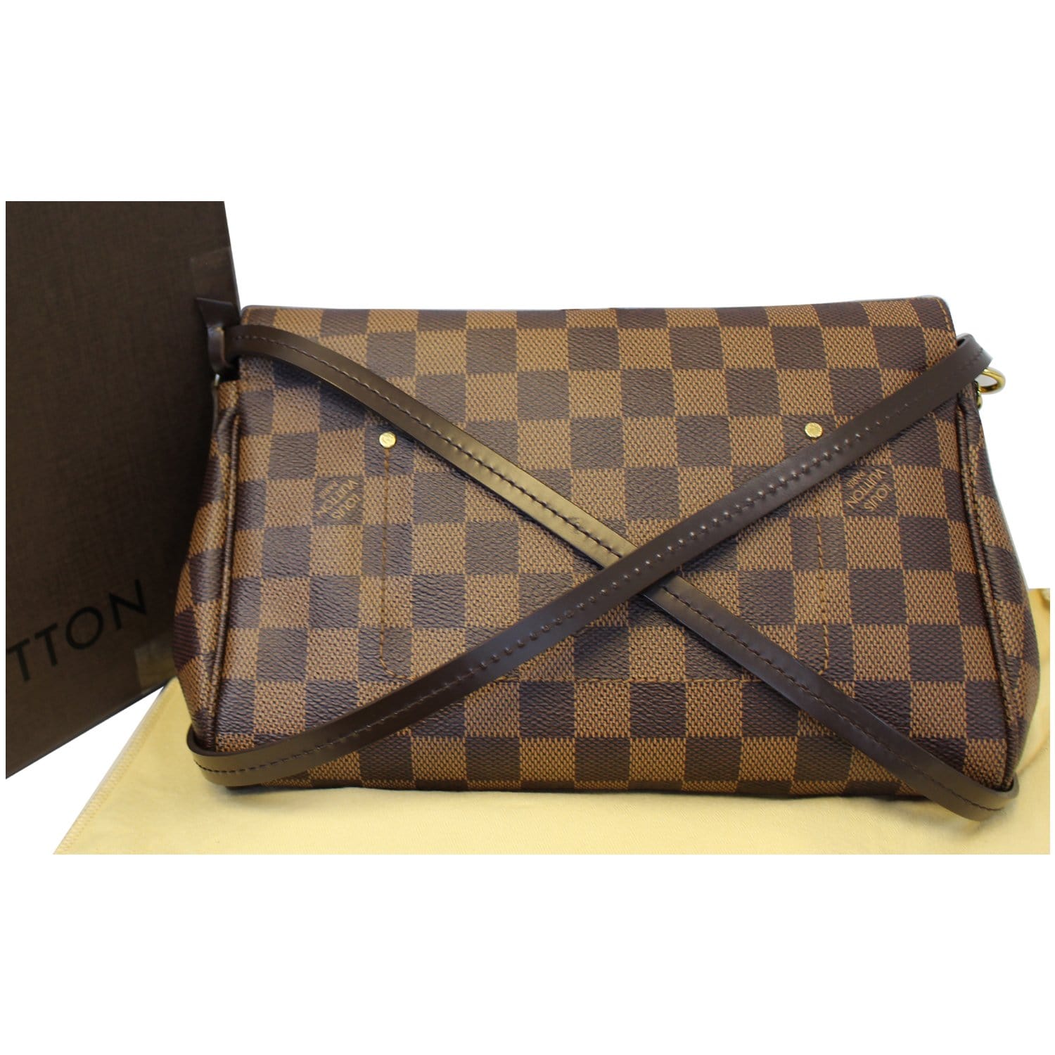 LOUIS VUITTON Favorite MM Damier Ebene Crossbody Bag-US