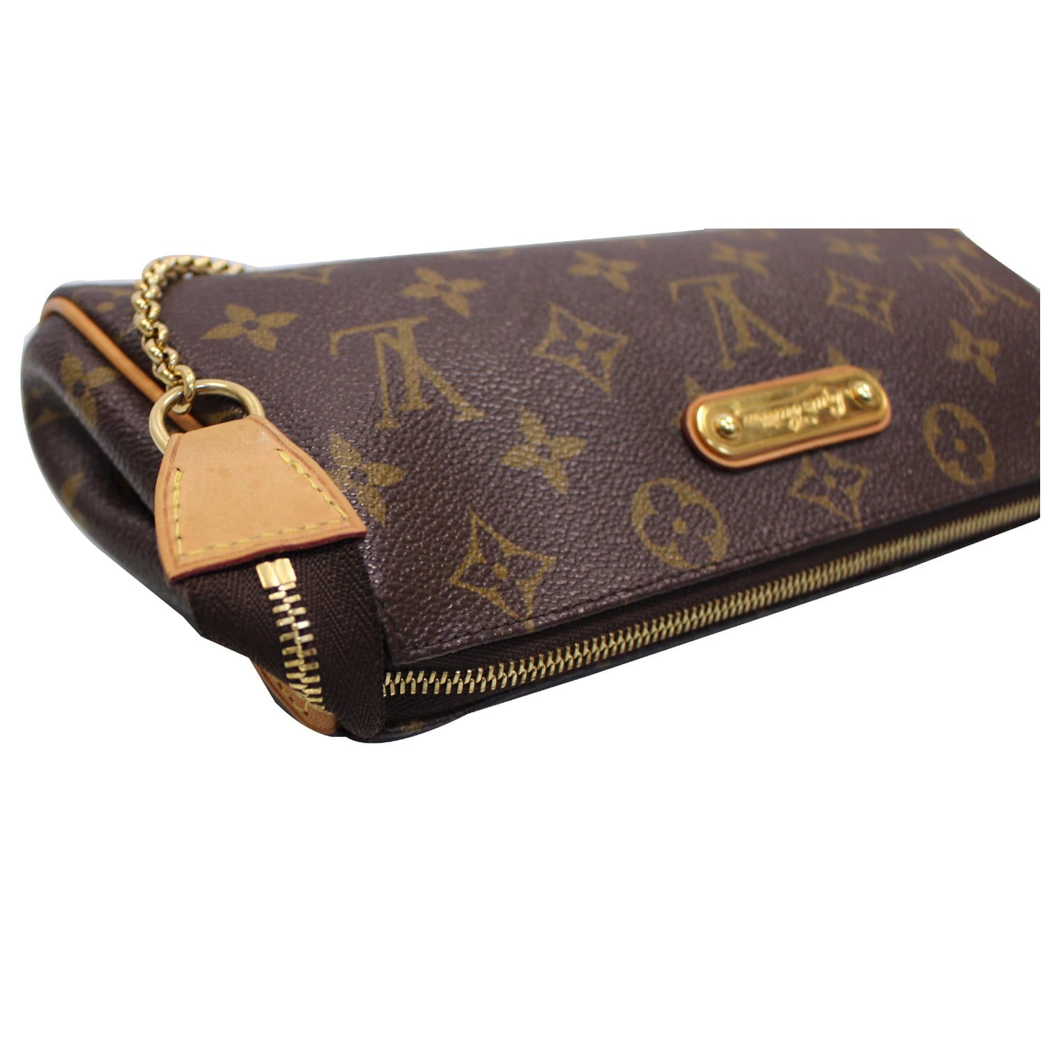 LOUIS VUITTON Pochette Eva Monogram Canvas Clutch Bag Brown-US