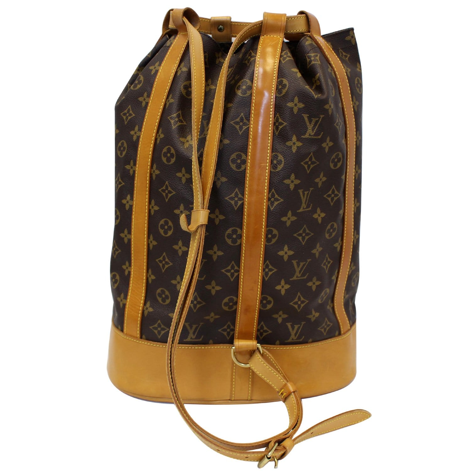 LOUIS VUITTON Randonnee GM Monogram Canvas Backpack Bag Brown-US