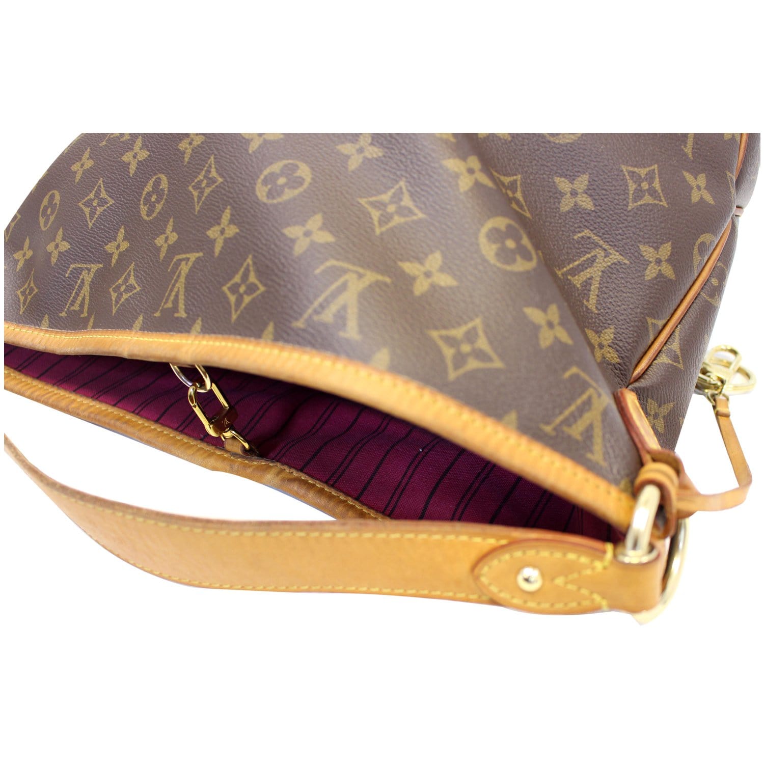 LOUIS VUITTON Delightful PM NM Monogram Canvas Shoulder Bag Brown-US