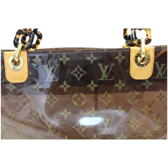 Louis Vuitton Monogram Vinyl Cabas Ambre MM Brown Cloth ref.166778 - Joli  Closet