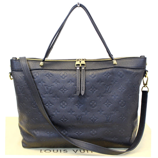 Louis Vuitton Black Monogram Empreinte Leather Bastille MM EUC