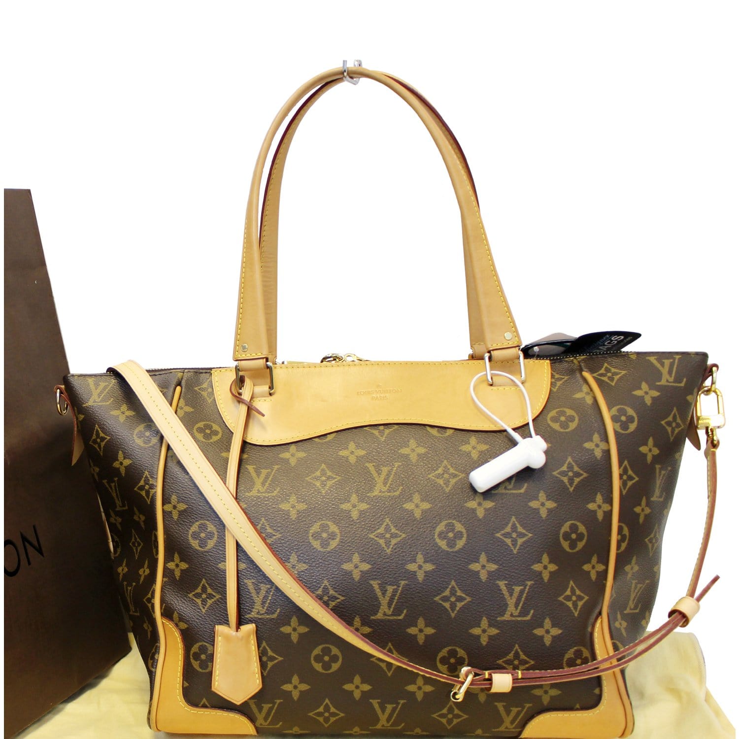 Louis+Vuitton+Estrela+Shoulder+Bag+MM+Brown+Canvas for sale online