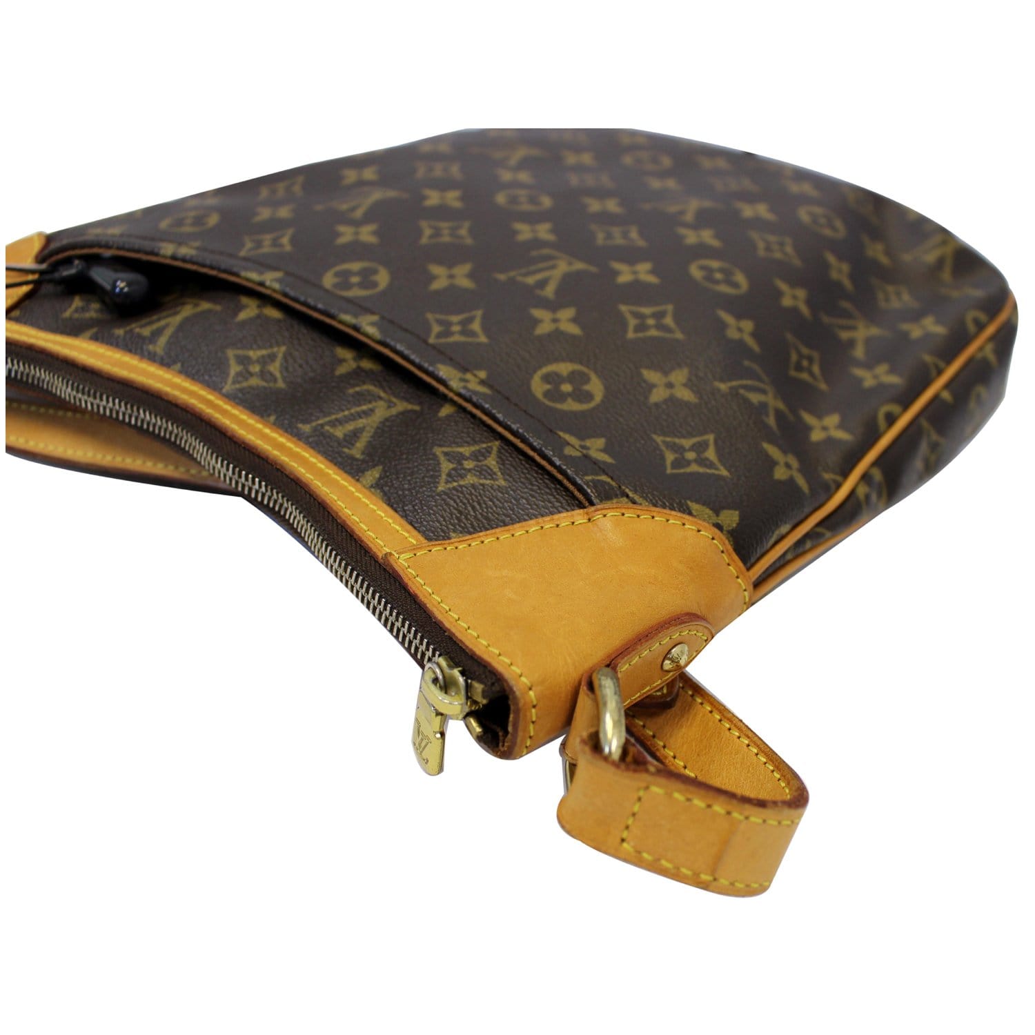 LOUIS VUITTON Odeon MM Monogram Canvas Shoulder Bag Brown-US