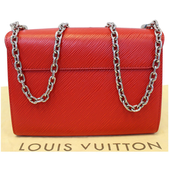 Louis Vuitton - Epi Leather Twist MM - Navy Blue, Red Shoulder Bag