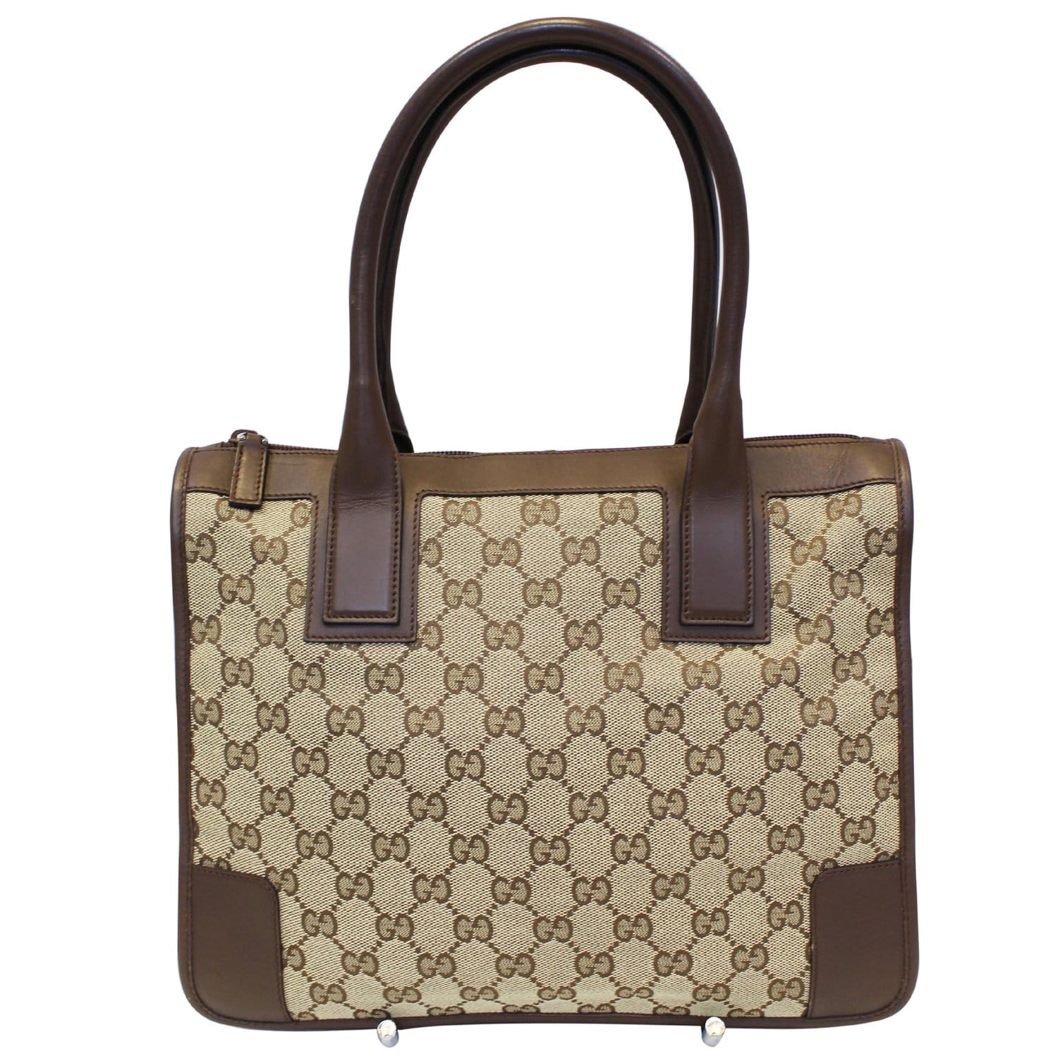 Gucci Tote Bag GG Supreme Canvas Brown - Gucci Handbags