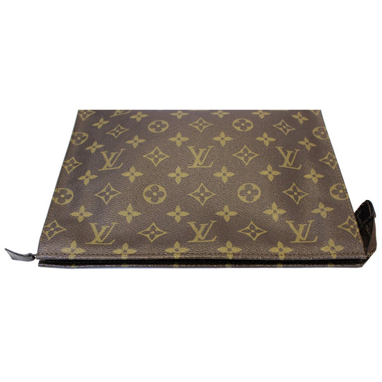 Louis Vuitton Toiletry Pouch 15 Monogram Brown in Coated Canvas with  GOLD-TONE - US