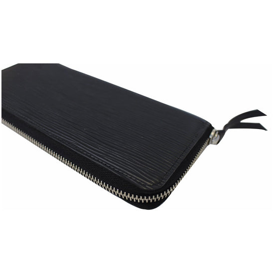 Clémence Wallet - Luxury Epi Leather Black