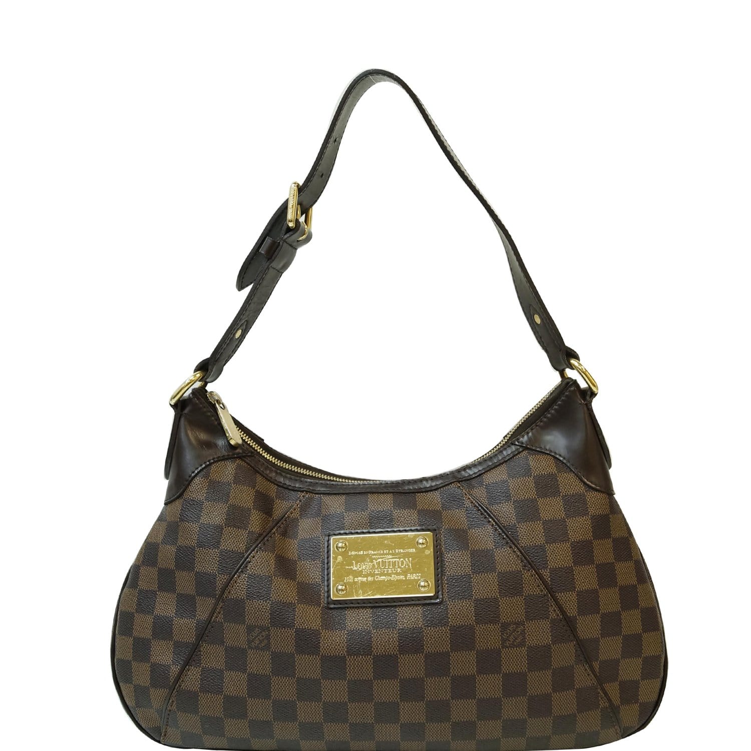 Louis Vuitton 2008 pre-owned Damier Ebène Thames GM Shoulder Bag