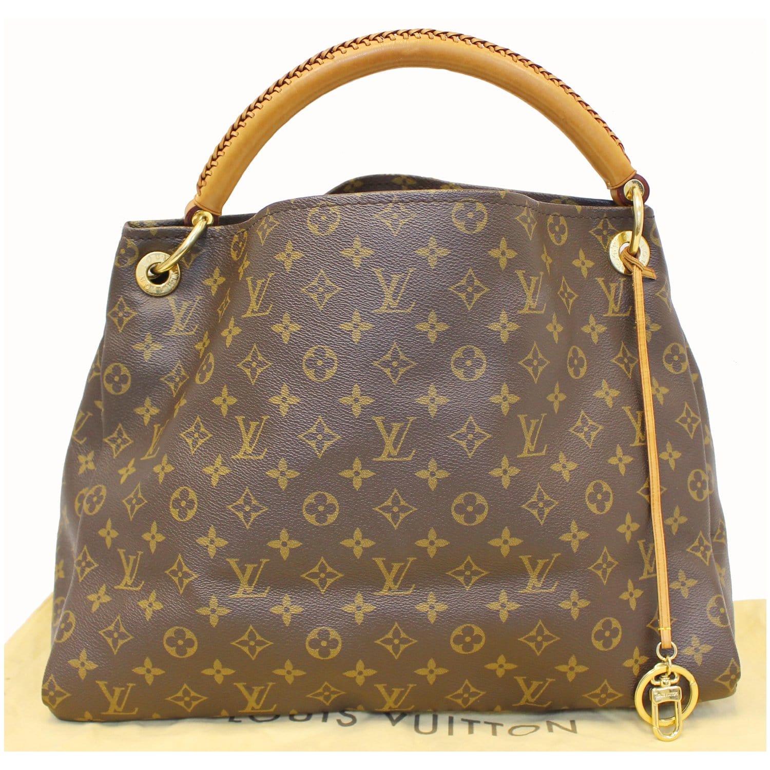 LOUIS VUITTON Artsy MM Monogram Canvas Shoulder Bag Brown-US