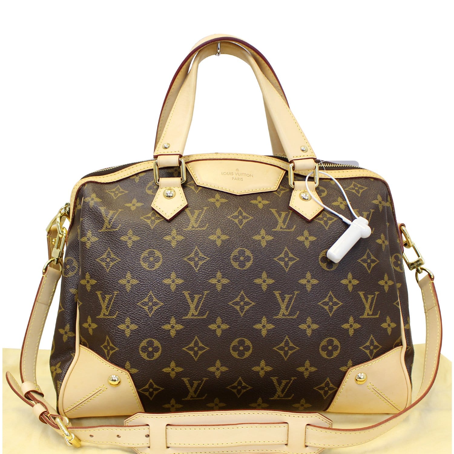 Authentic Louis Vuitton Retiro Handbag Monogram Canvas PM for