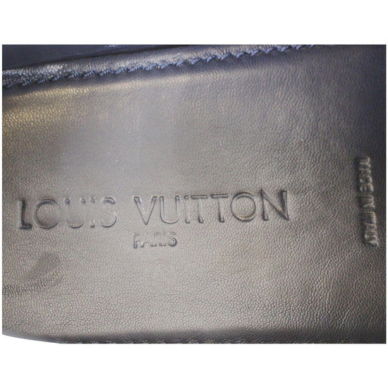 Louis Vuitton® Hockenheim Moccasin Graphite. Size 08.5