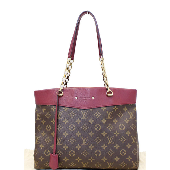 Louis Vuitton Aurore Monogram Canvas Pallas Shopper Tote Bag Louis