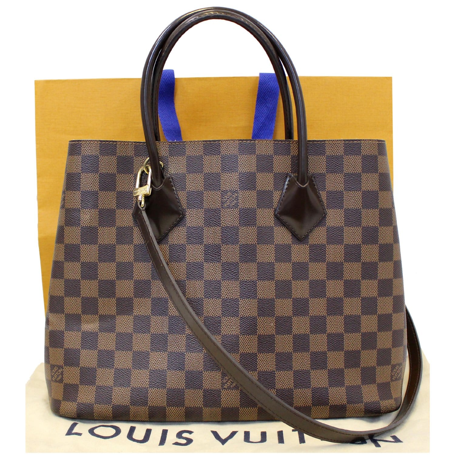 LOUIS VUITTON Kensington Damier Ebene Shoulder bag Brown