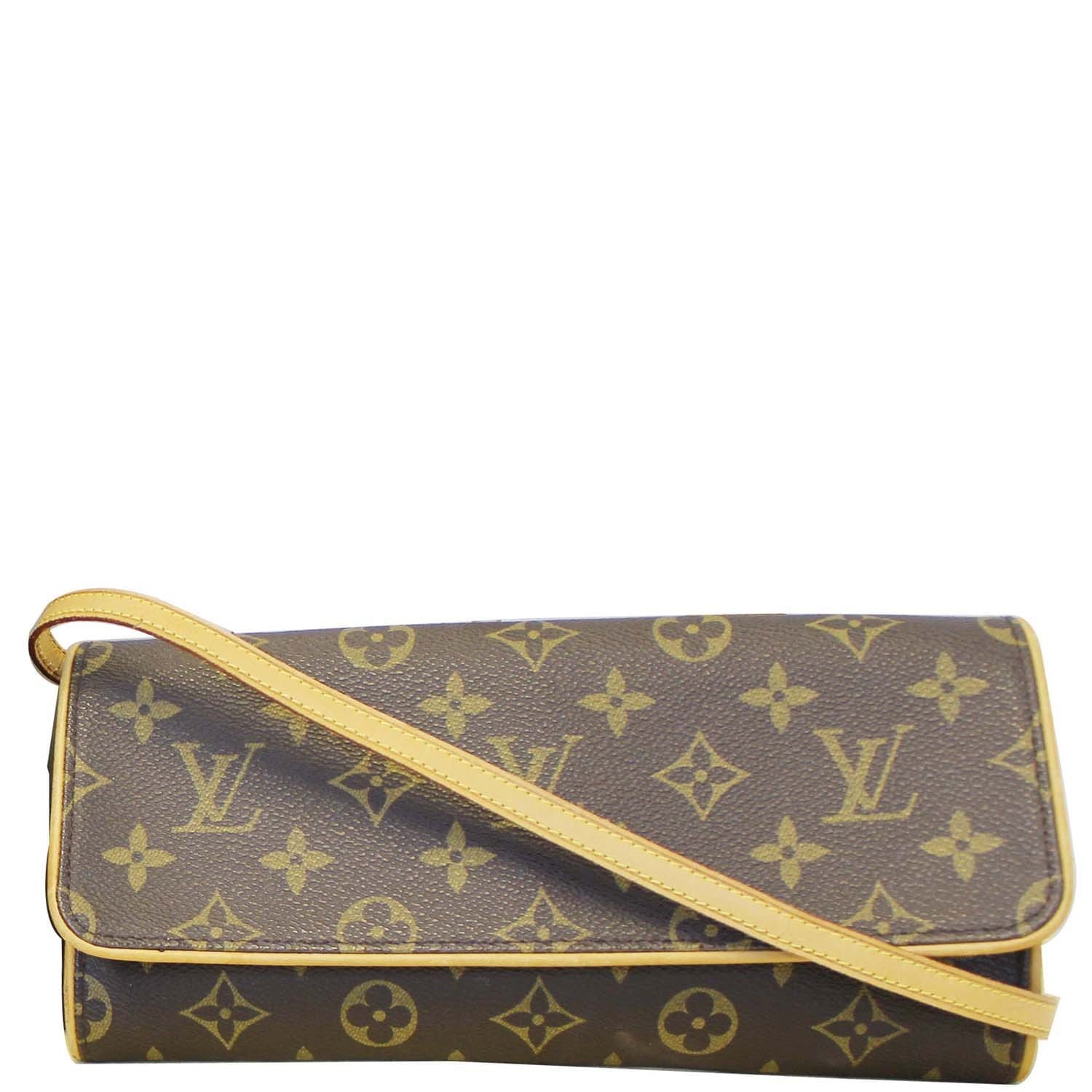 Louis Vuitton Pochette Twin Gm Canvas Clutch Bag (pre-owned) in