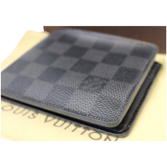 Louis Vuitton 2021 Men’s Multiple Wallet Damier Graphite 3D Canvas