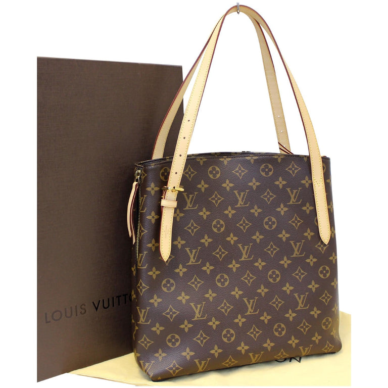 LOUIS VUITTON Voltaire Monogram Canvas Shoulder Bag Brown-US