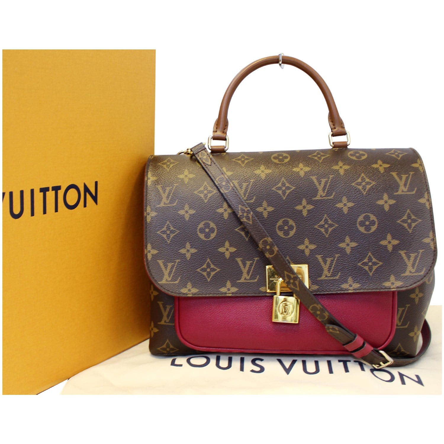 LOUIS VUITTON Marignan Monogram Canvas Messenger Shoulder Bag-US