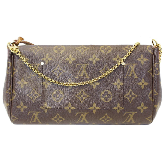 Louis Vuitton Favorite Mm 2017 Brown Damier Ébène Canvas Cross