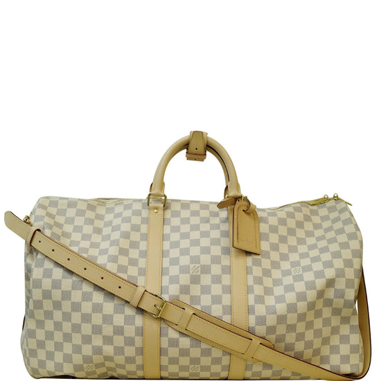 LOUIS VUITTON Damier Azur Keepall Bandouliere 55 1265572