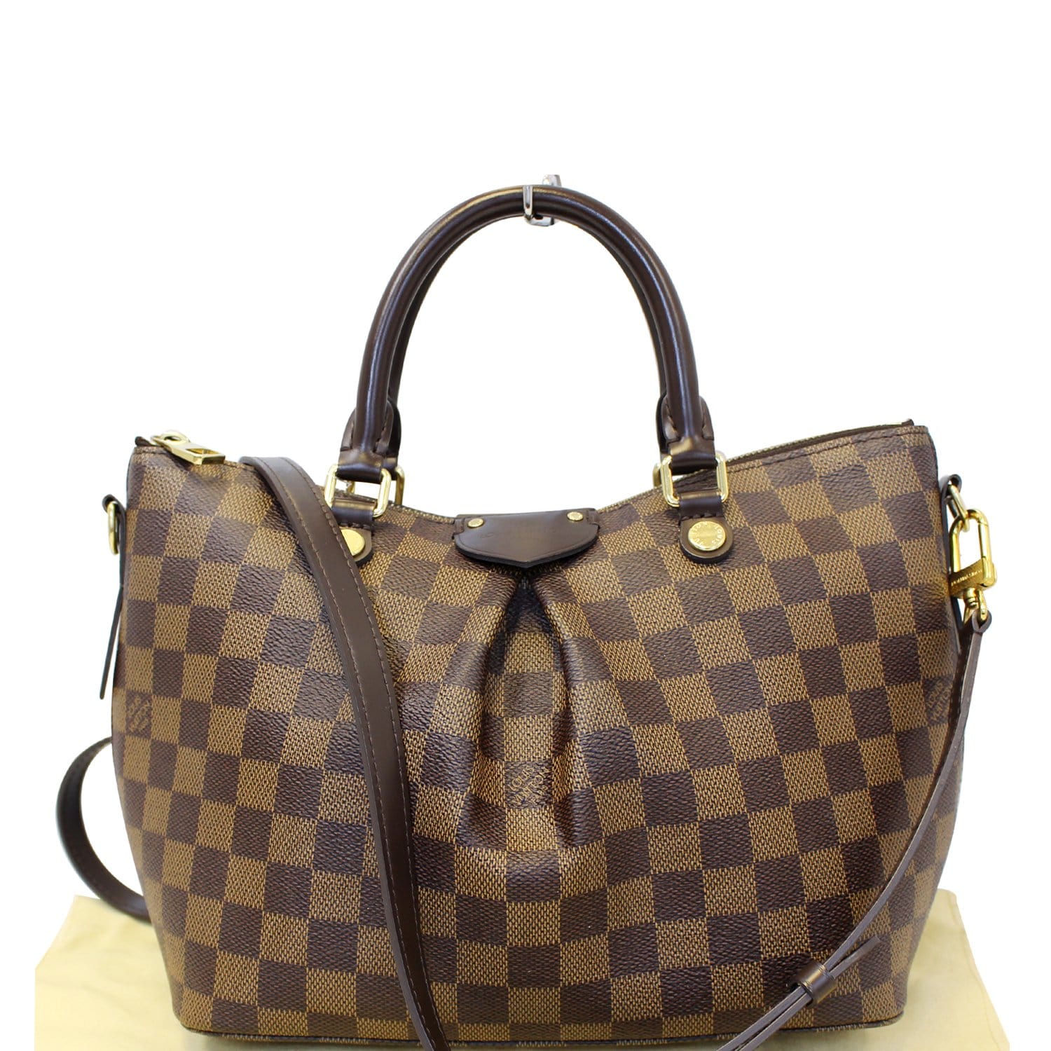 LOUIS VUITTON Siena PM Damier Ebene Shoulder Handbag-US