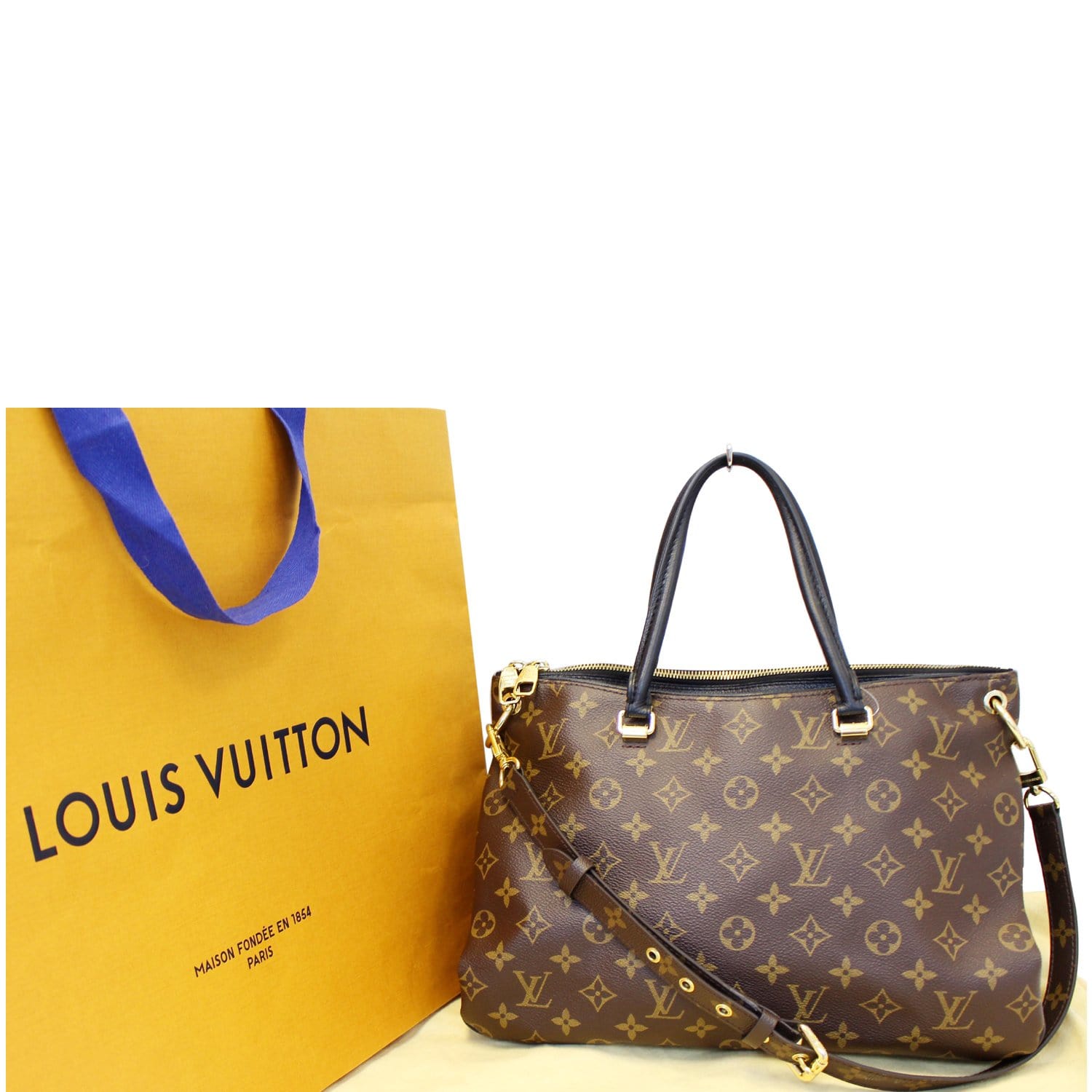 Buy Louis Vuitton Pallas Tote Monogram Canvas Nano Brown 2182601