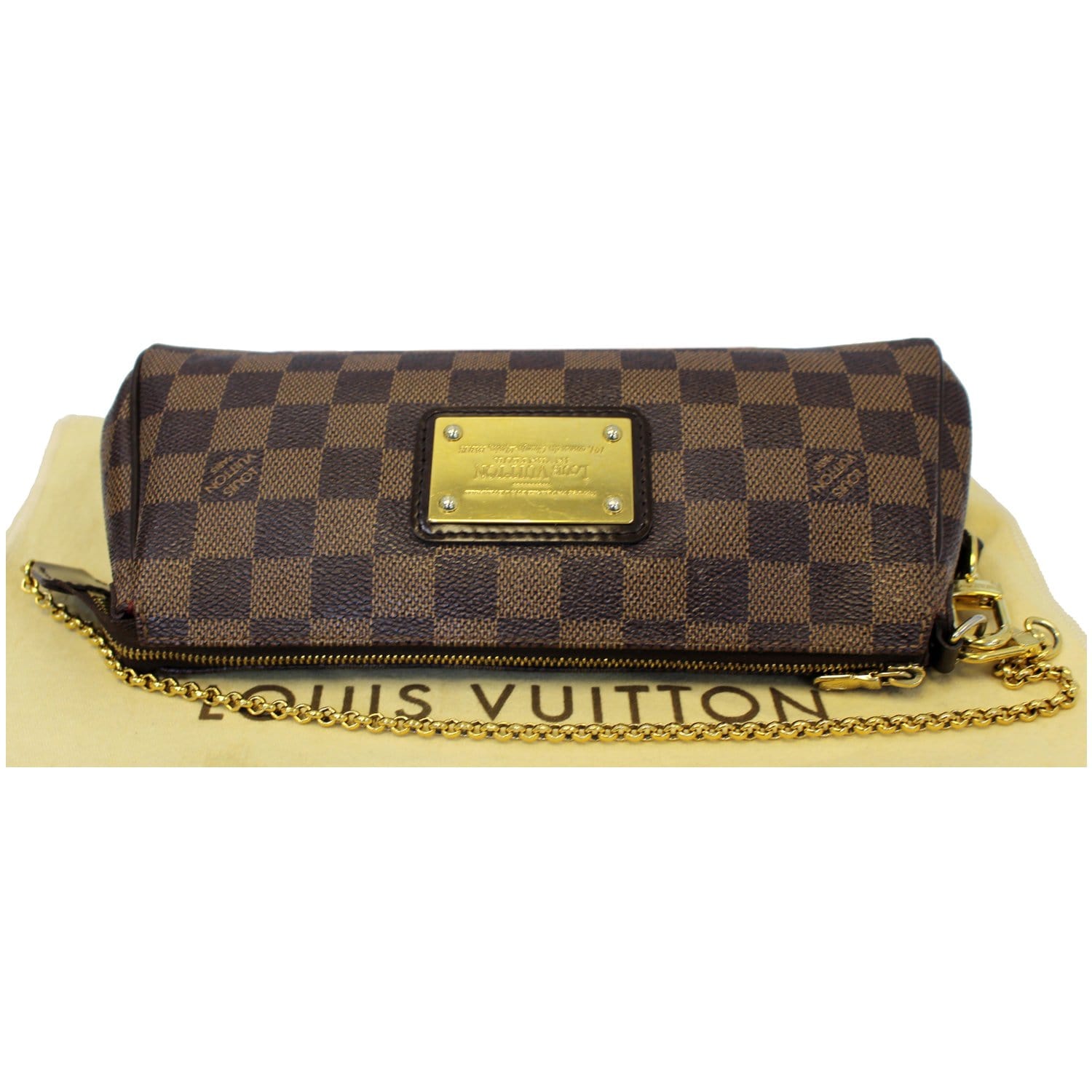 Louis Vuitton Eva Damier Azur Ivorie Grey Handbag