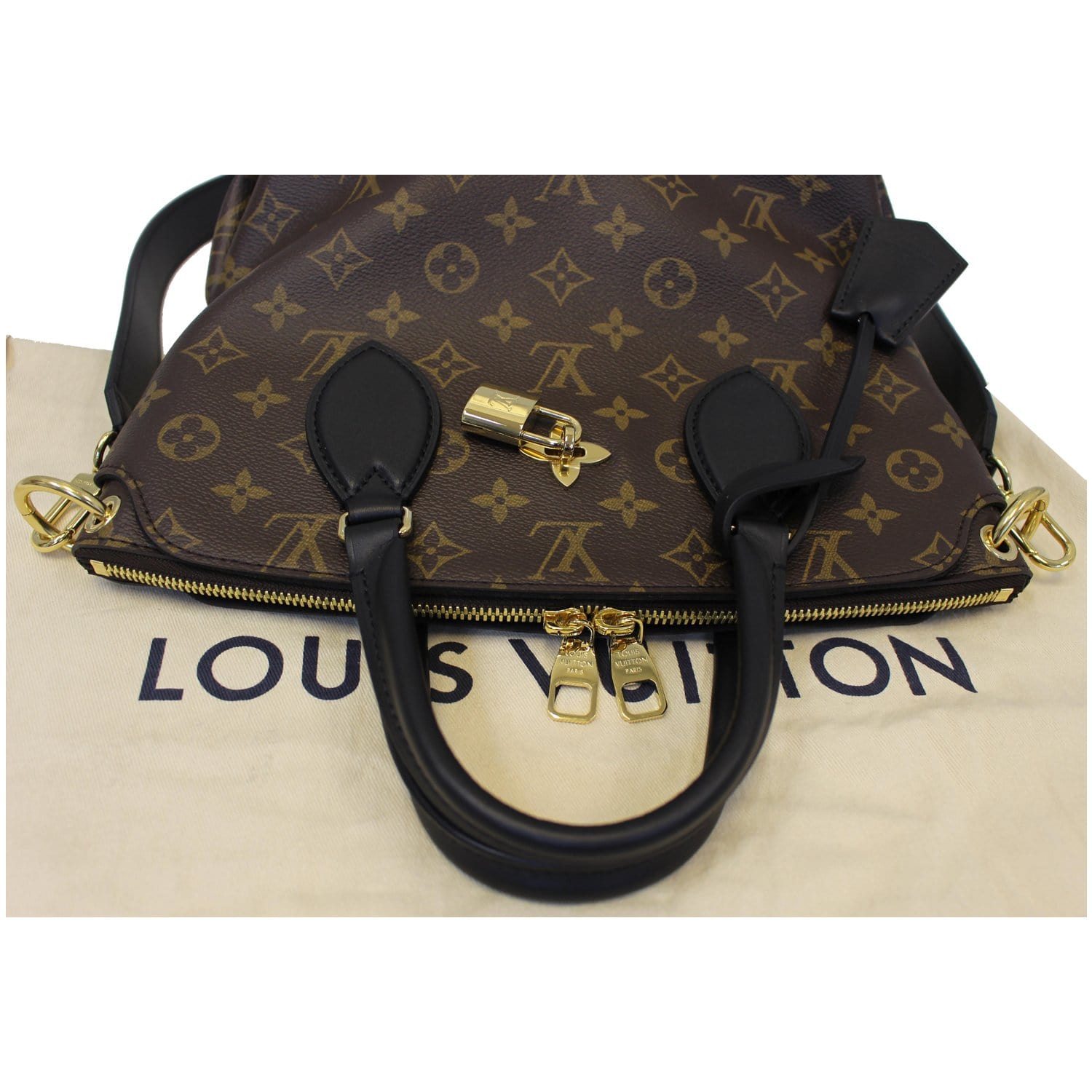 Louis Vuitton Flower Tote Zipped PM Monogram Shoulder Bag