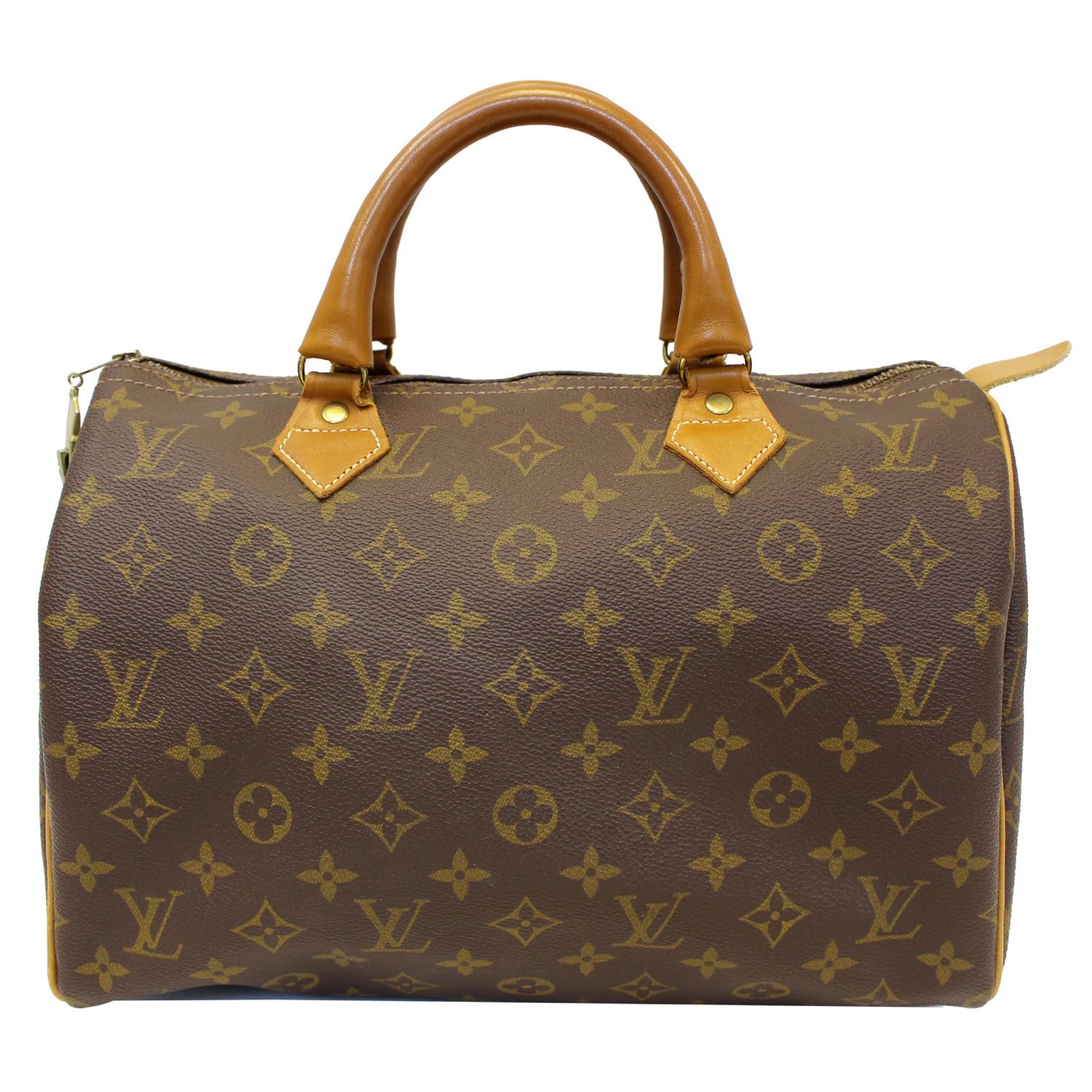 Louis Vuitton Speedy 30 Vintage French Company Satchel Handbag-US